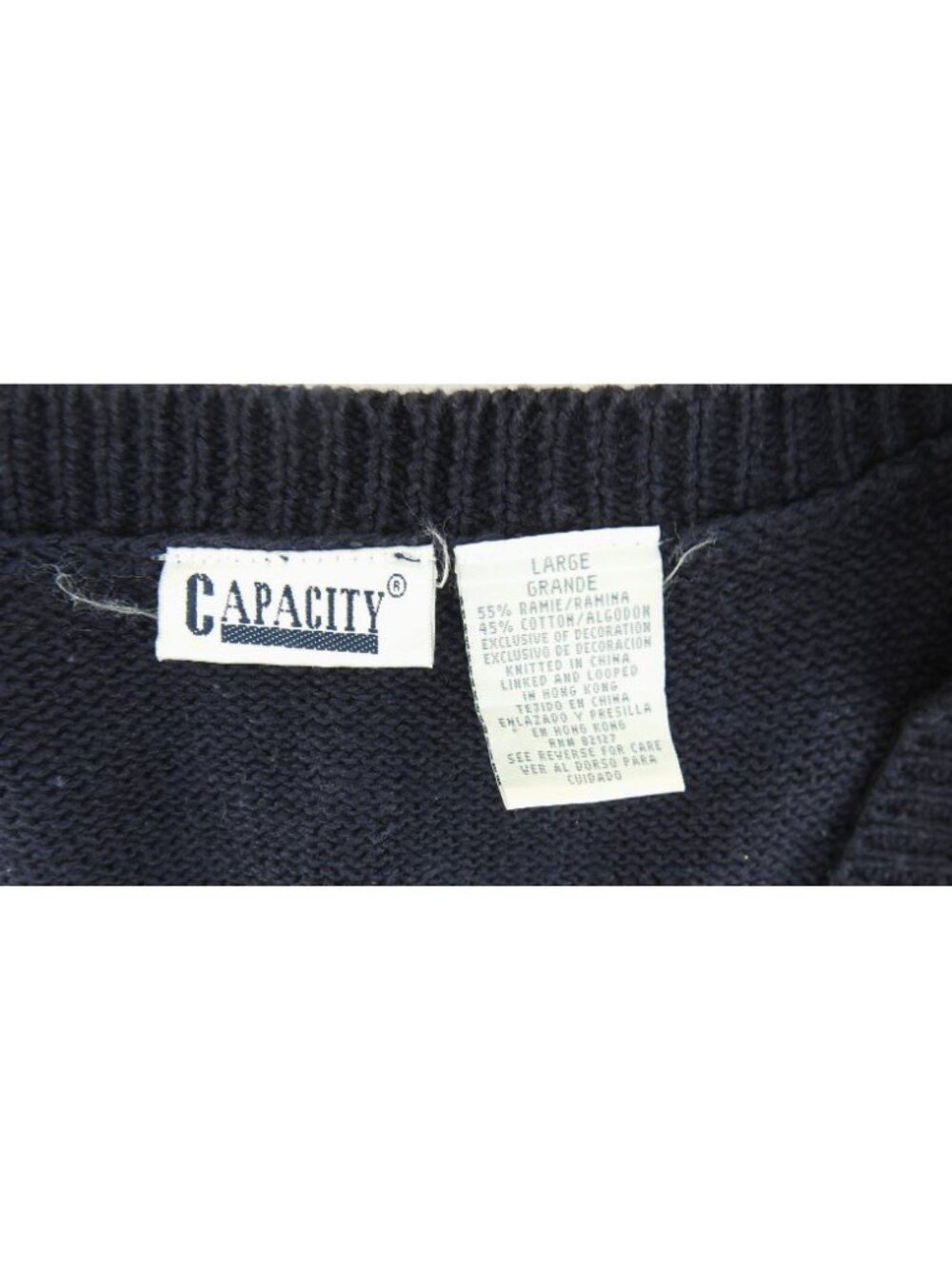 Vintage Sweater Vest Sz Lg Candy Store Florist Scene Button Front Cottage Core - Picture 4 of 7